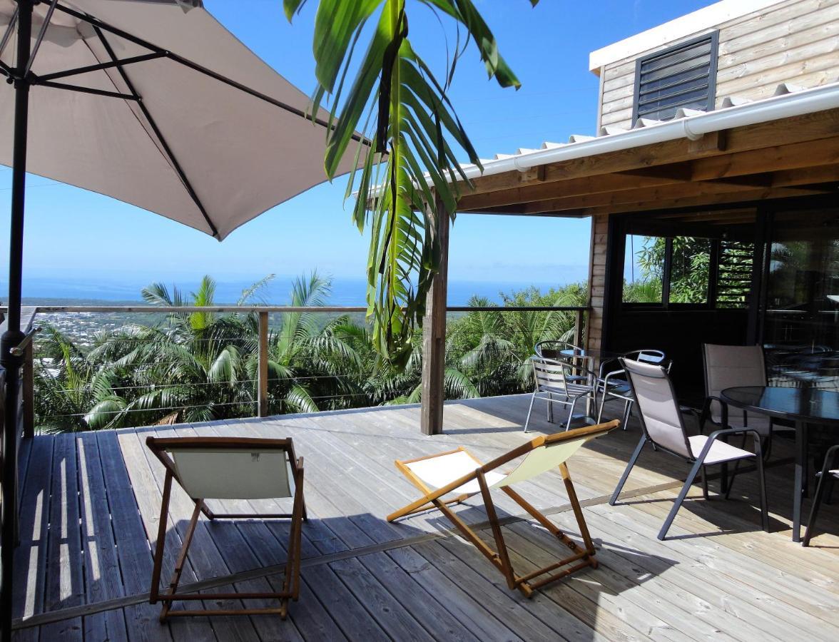 Lounge Des Hauts, 3 Maisons A L'Etang-Sale Avec Vue Sur L'Ocean Indien Et La Foret Exterior foto