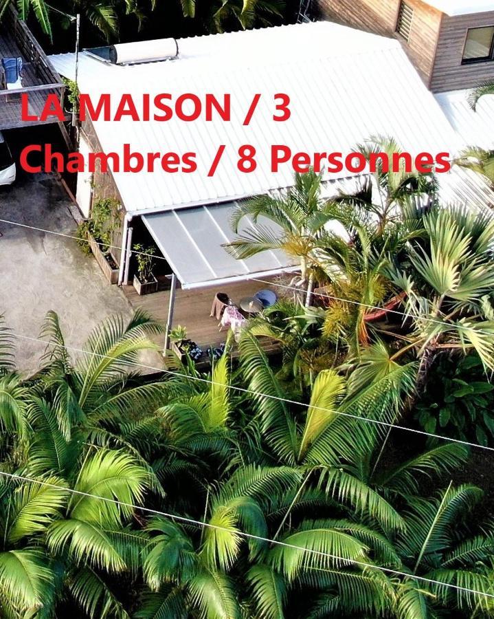 Lounge Des Hauts, 3 Maisons A L'Etang-Sale Avec Vue Sur L'Ocean Indien Et La Foret Exterior foto
